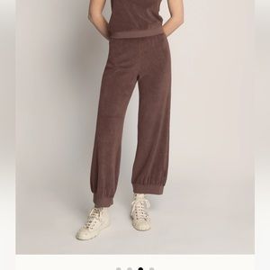 Suzie Kondi Tosk Harem Pant in Terry IN BLACK